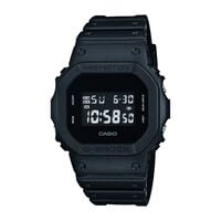 cadran noir fond noir bracelet résine noire
