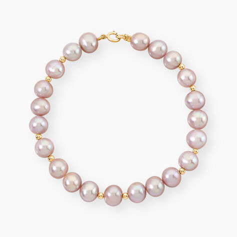 Bracelet Multicolore Or Jaune Perle De Culture - Bracelets cha&icirc;nes Femme | Marc Orian