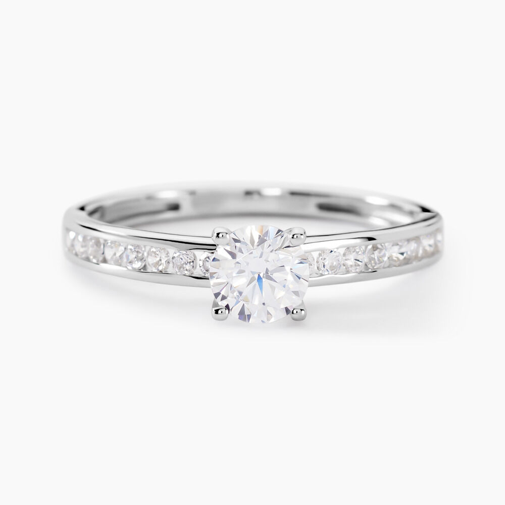 Bague Harem Or Blanc Oxyde - Bagues avec pierre Femme | Marc Orian
