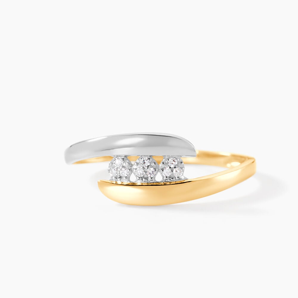 Bague Delphine Or Bicolore Diamant - Parures de mariage Femme | Marc Orian