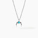 Collier Estrid Argent Blanc Turquoise - Colliers avec pierres Femme | Marc Orian