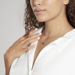 Collier Cleya Argent Blanc C&eacute;ramique - Colliers avec pierres Femme | Marc Orian