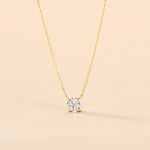 Collier Aphrodite Or Jaune Diamant Synthetique - Colliers avec pierres Femme | Marc Orian