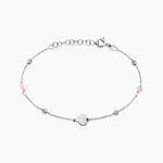 Bracelet Onelia Argent Blanc Cristal - Bracelets fantaisie Femme | Marc Orian
