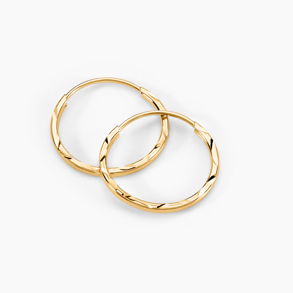 Cr&eacute;oles Valerina Or Jaune - Cr&eacute;oles Femme | Marc Orian