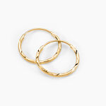 Cr&eacute;oles Valerina Or Jaune - Cr&eacute;oles Femme | Marc Orian