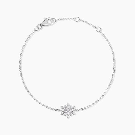 Bracelet Effie Argent Blanc Oxyde De Zirconium - Bracelets fantaisie Femme | Marc Orian