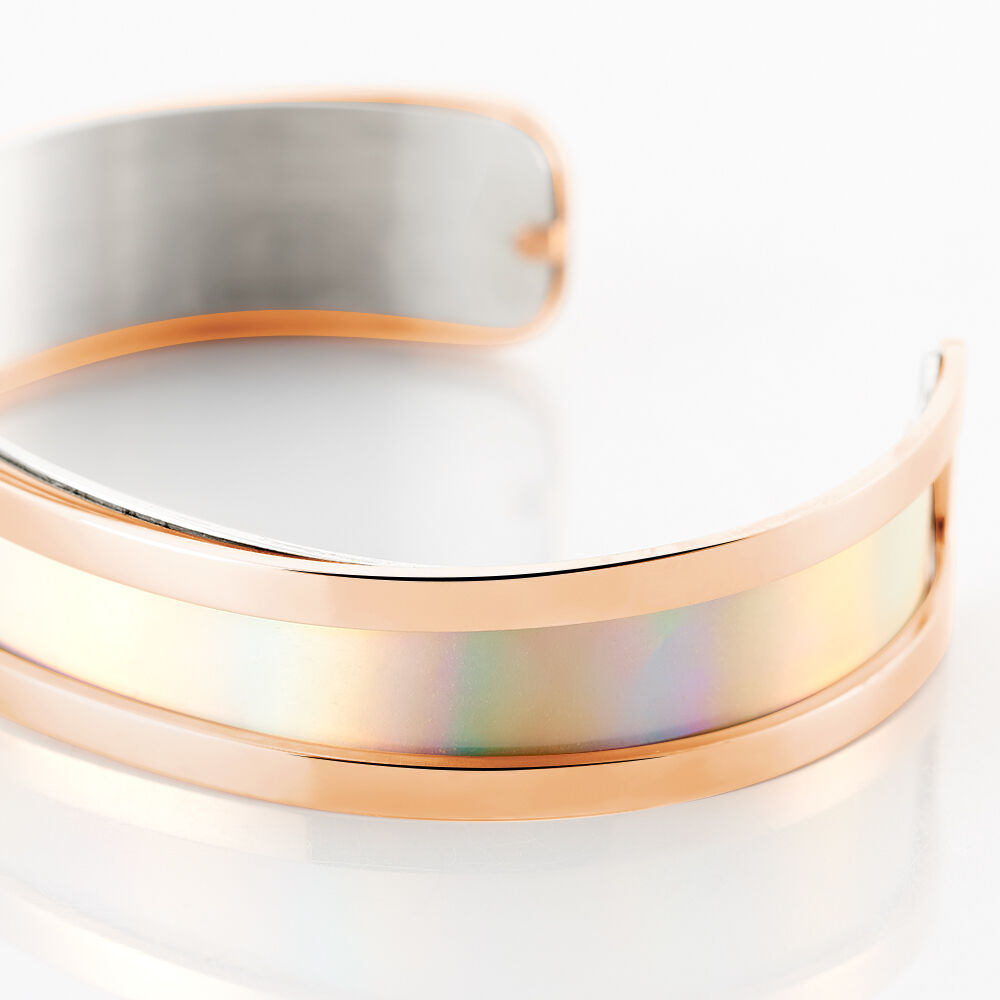 Bracelet Jonc Kayssi Acier Rose - Bracelets joncs Femme | Marc Orian