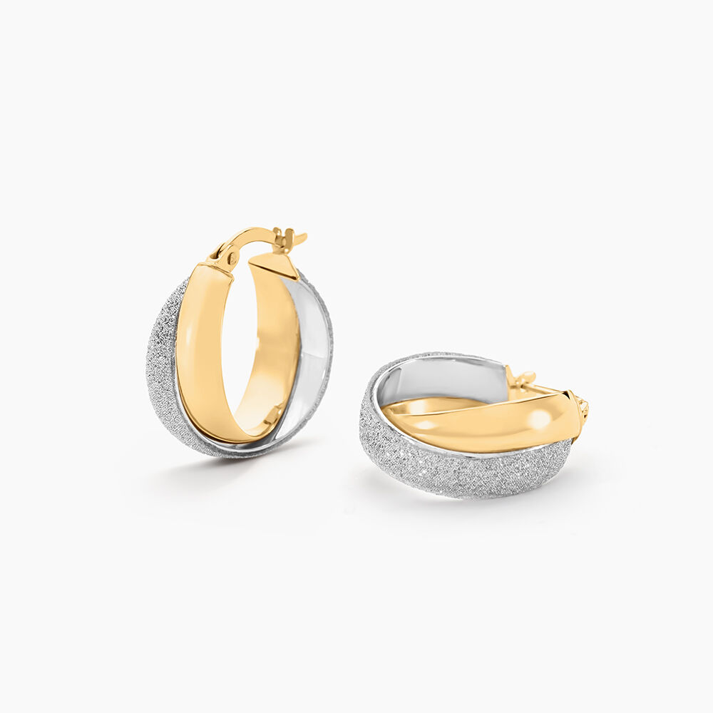 Créoles Lolly Or Bicolore - Créoles Femme | Marc Orian