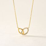 Collier Plaqu&eacute; Or Kimberlie Oxydes De Zirconium - Colliers avec pierres Femme | Marc Orian