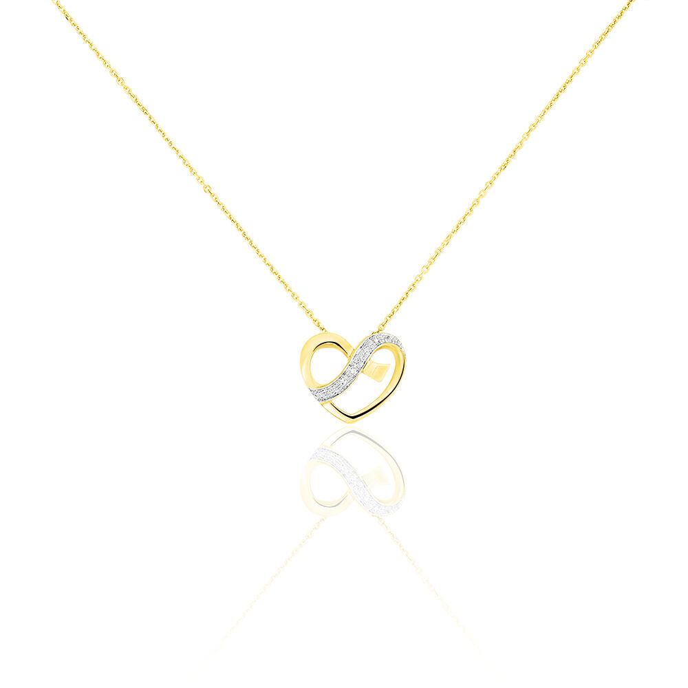 Collier Juliane Or Jaune Diamant - Colliers avec pierres Femme | Marc Orian