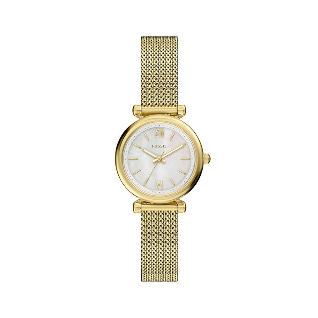 Montre Fossil Carlie Mini Nacre Blanche - Montres &eacute;tanches Femme | Marc Orian