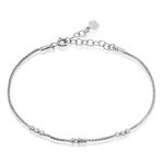 Bracelet Sidney Argent Blanc Oxyde De Zirconium Et Olivine - Bracelets fantaisie Femme | Marc Orian