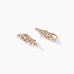 Bijoux D'oreilles Doline Plaqu&eacute; Or Dor&eacute; Oxyde De Zirconium - Piercings d'oreilles Femme | Marc Orian