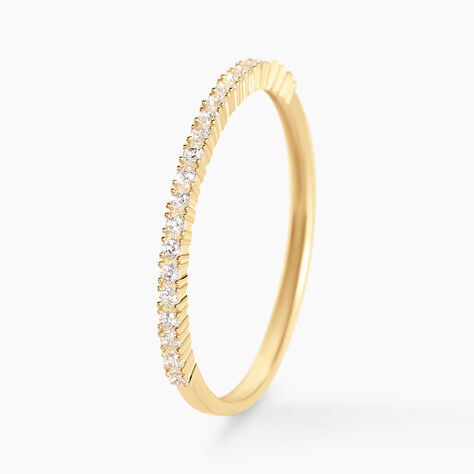Alliance Julietta Or Jaune Oxyde De Zirconium - Alliances duo Femme | Marc Orian