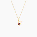 Pendentif Helidie Coccinelle Lettre Or Jaune - Pendentifs Enfant | Marc Orian