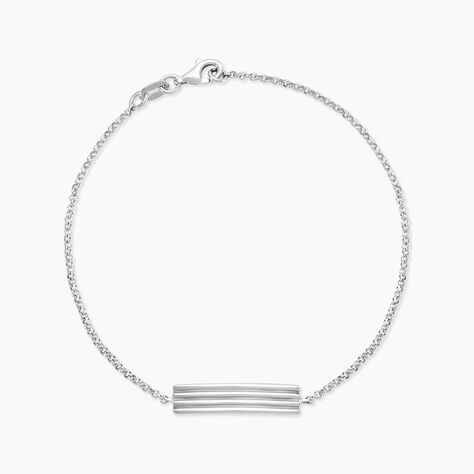 Bracelet Orace Argent Blanc - Bracelets fantaisie Homme | Marc Orian