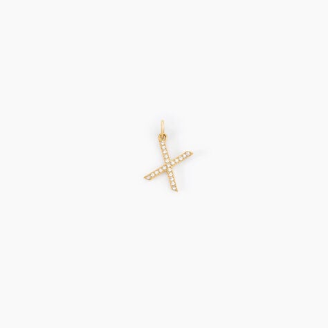 Pendentif Lettre X Or Jaune Oxyde - Pendentifs Famille | Marc Orian