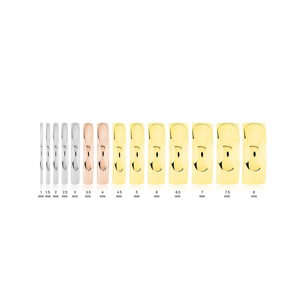 Alliance Meredithe Demi Jonc Classique Or Jaune - Alliances personnalisées Famille | Marc Orian