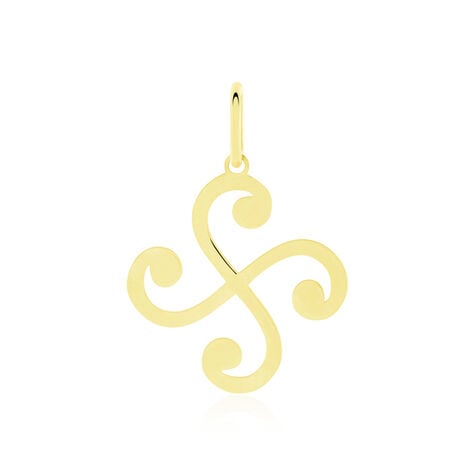 Pendentif Cobeia Croix Basque Or Jaune - Pendentifs Famille | Marc Orian