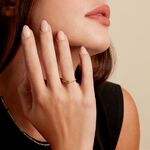 Bague Calliope Plaqu&eacute; Or Dor&eacute; Agate - Bijoux fantaisie Femme | Marc Orian