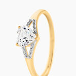 Bague Grishilda Or Jaune Oxyde Oxyde - Solitaires Femme | Marc Orian