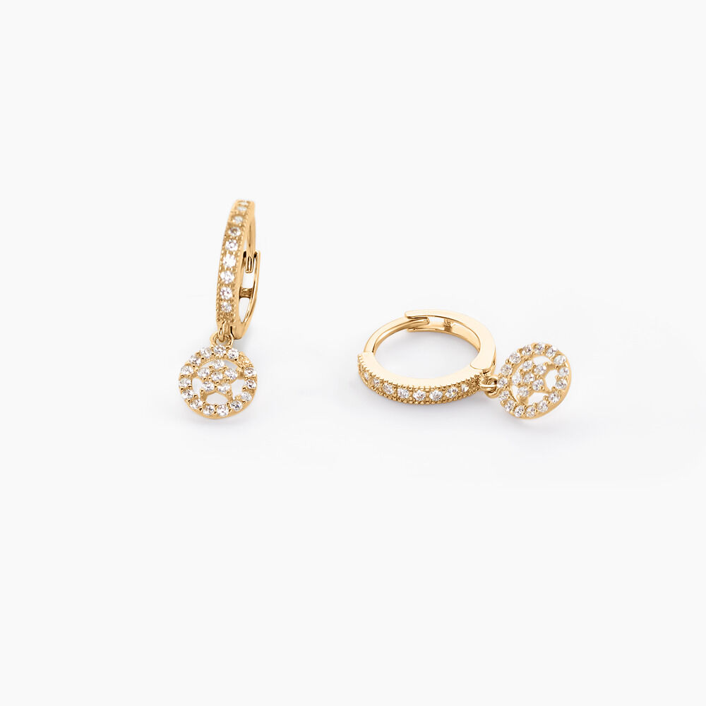 Créoles Donatello Or Jaune Oxyde De Zirconium - Créoles Femme | Marc Orian