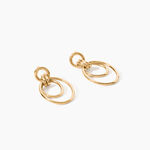 Boucles D'Oreilles Pendantes Felicity Plaqu&eacute; Or Jaune - Pendantes Femme | Marc Orian
