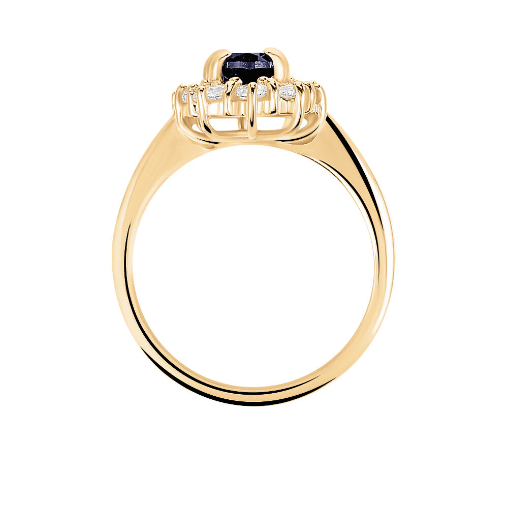 Bague Insaf Plaqué Or Jaune Oxyde De Zirconium - Solitaires Femme | Marc Orian