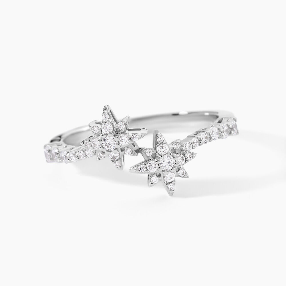 Bague Astria Argent Blanc Oxyde De Zirconium - Bijoux fantaisie Femme | Marc Orian