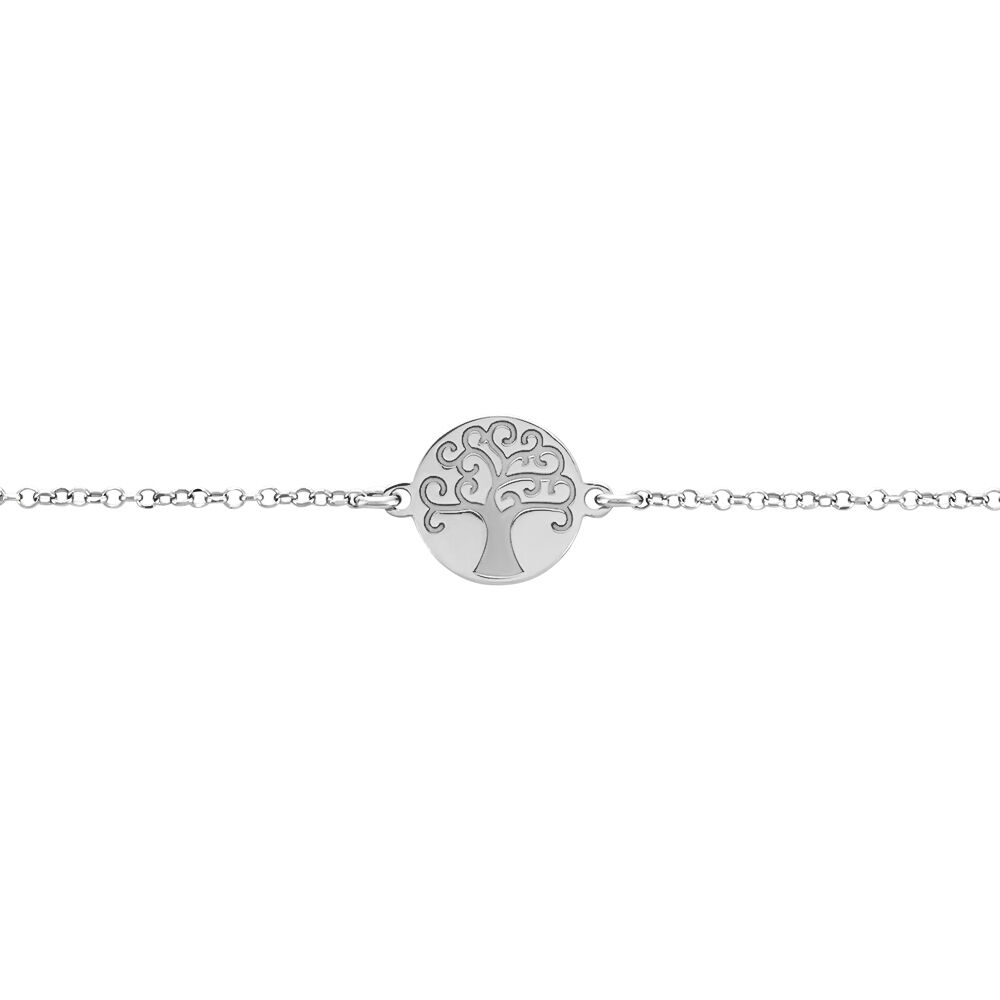 Bracelet Steenie Argent Blanc - Bracelets chaînes Femme | Marc Orian