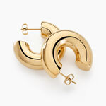 Cr&eacute;oles Letty Acier Jaune Sans Pierre - Cr&eacute;oles Femme | Marc Orian