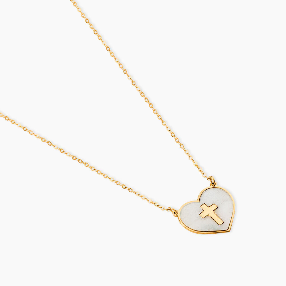 Collier Lawrie Or Jaune Nacre - Colliers avec pierres Famille | Marc Orian