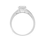 Bague Solitaire Tatjana Or Blanc Oxyde De Zirconium - Solitaires Femme | Marc Orian