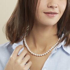 Collier Baroque Or Jaune Perle De Culture - Parure de mariage Femme | Marc Orian