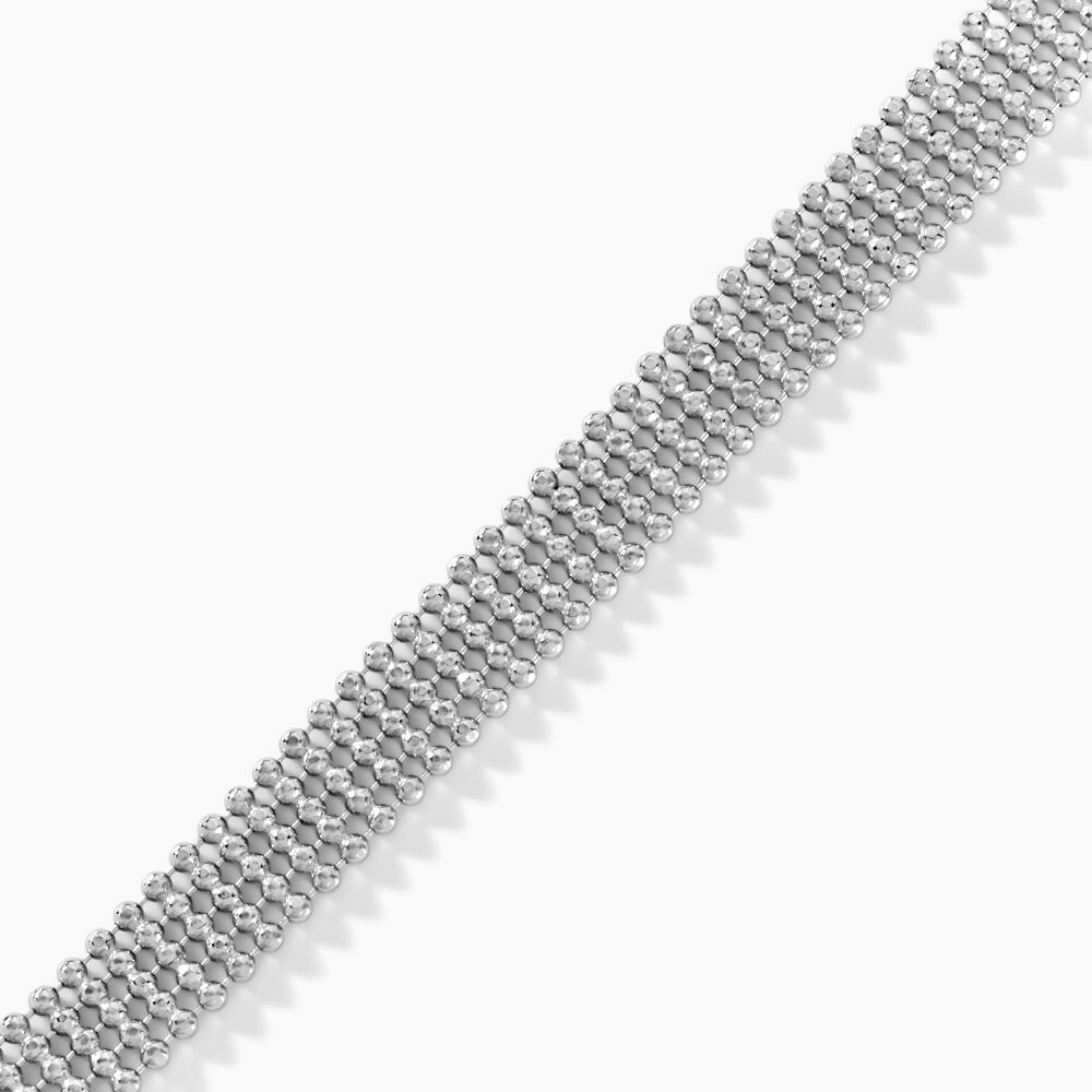 Bracelet Kelline Argent Blanc - Bracelets Multirangs Femme | Marc Orian