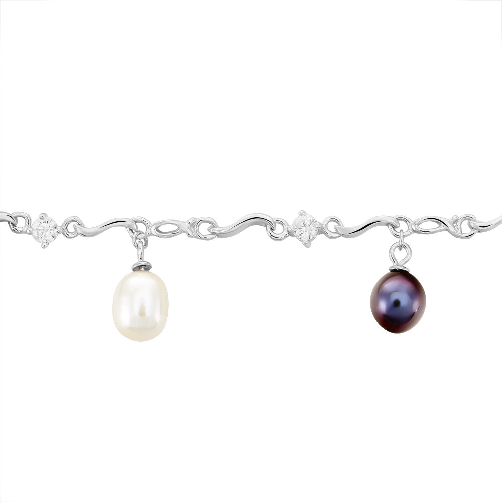 Bracelet Salomee Argent Blanc Perle De Culture - Bracelets chaînes Femme | Marc Orian