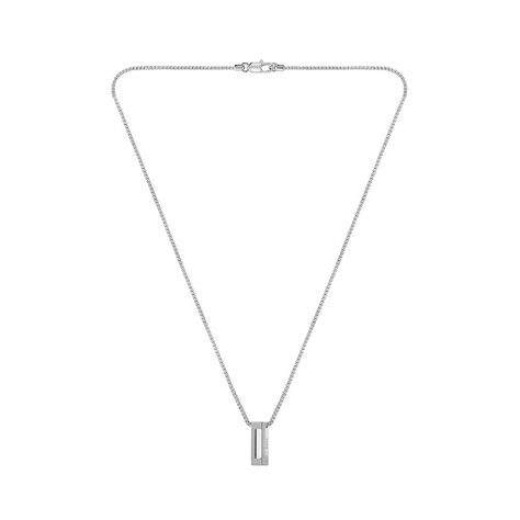 Collier Boss Candor Acier Blanc - Colliers Homme | Marc Orian