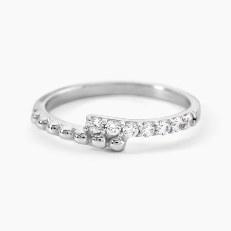 Bague Pisa Argent Blanc Oxyde De Zirconium - Bijoux fantaisie Femme | Marc Orian