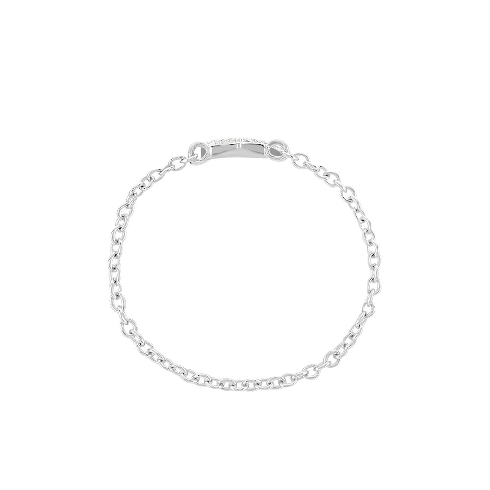 Bague Zelda Argent Blanc Oxyde De Zirconium - Bagues avec pierre Femme | Marc Orian