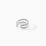 Bijoux D'Oreilles Poly Argent Blanc - Piercings d'oreilles Femme | Marc Orian