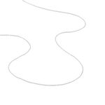 Cha&icirc;ne Ilan Maille For&ccedil;at Ronde Or Blanc - Chaines Unisex | Marc Orian