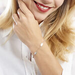 Bracelet Argent Blanc Bakia - Bracelets fantaisie Femme | Marc Orian