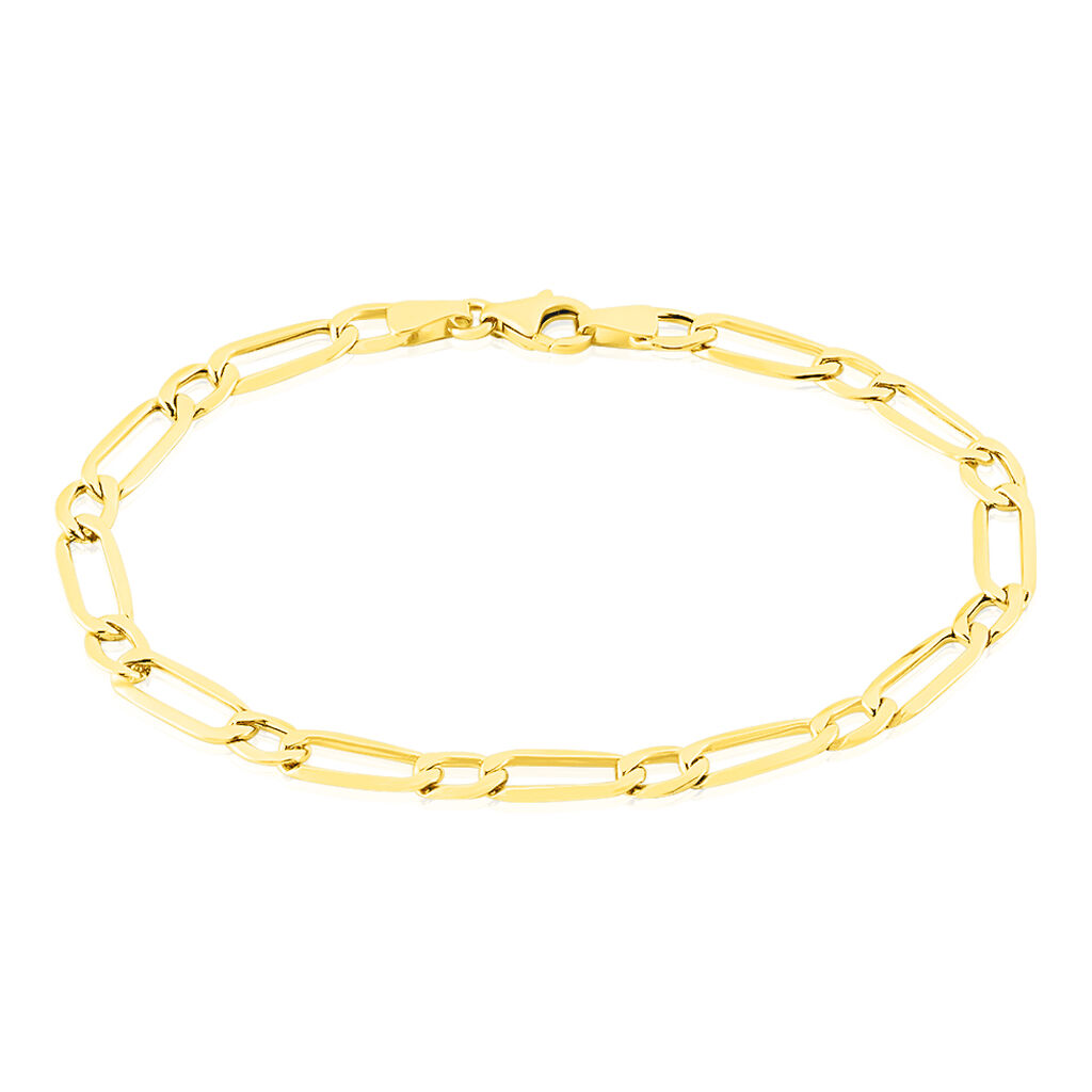 Bracelet Ophelio Maille Alternee 1/1 Or Jaune - Bracelets mailles Femme | Marc Orian