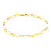 Bracelet Ophelio Maille Alternee 1/1 Or Jaune - Bracelets mailles Femme | Marc Orian