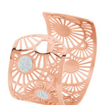 Bracelet Jonc Imagine Florette Strass Acier Rose Strass - Bracelets joncs Femme | Marc Orian