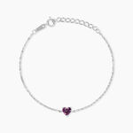 Bracelet Kelvyn Argent Blanc Oxyde De Zirconium - Bracelets fantaisie Femme | Marc Orian