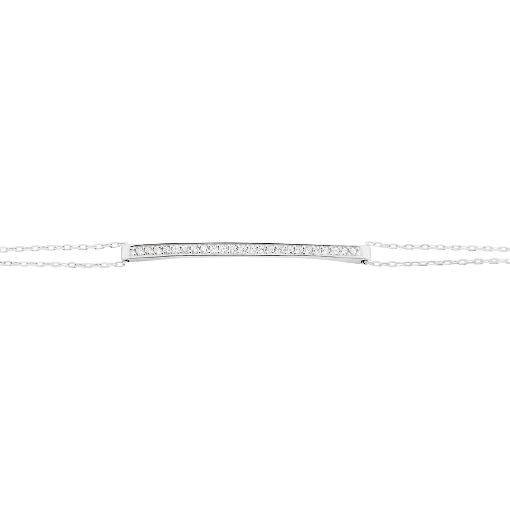 Bracelet Amr Argent Oxyde De Zirconium - Bracelets chaînes Femme | Marc Orian