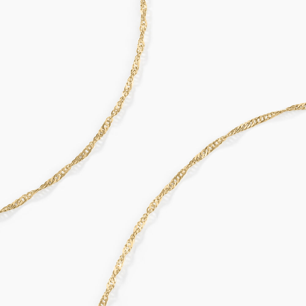 Cha&icirc;ne Imanie Maille Singapour Or Jaune - Chaines Femme | Marc Orian