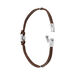 Bracelet Fabrice Acier Blanc - Bracelets cordons Homme | Marc Orian